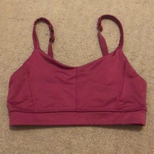 Size small maroon sports bra
